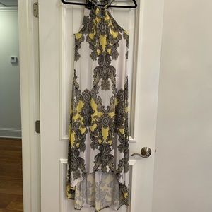 SOLD! INC high low multi color summer dress